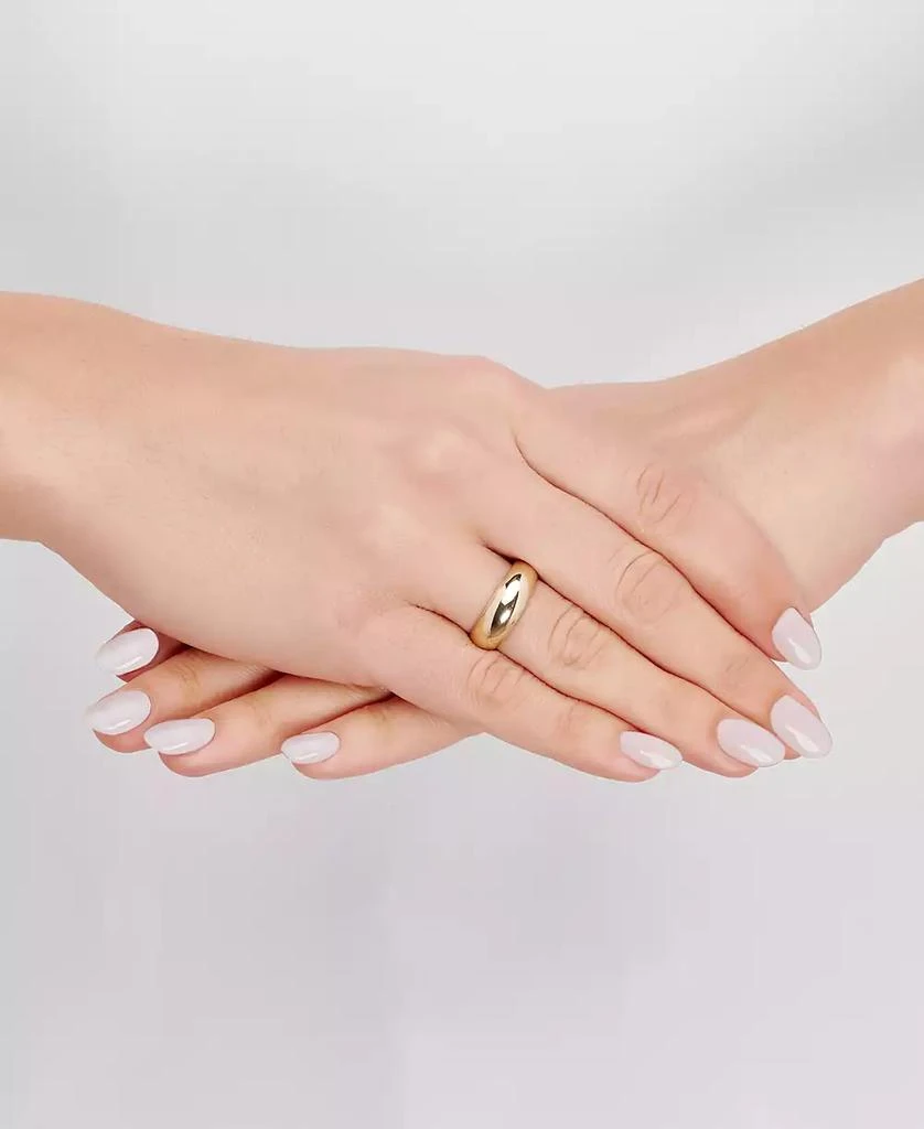 商品Italian Gold|Polished Dome Ring in 14k Gold,价格¥1565,第2张图片详细描述