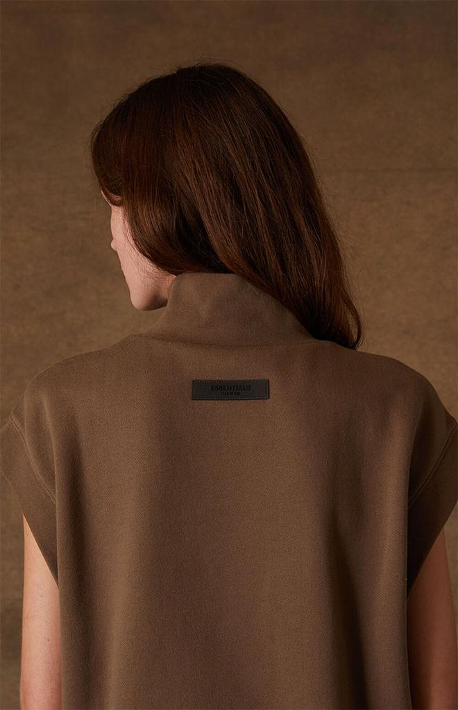 商品Essentials|Women's Wood Mock Neck Sleeveless Sweatshirt,价格¥538,第7张图片详细描述