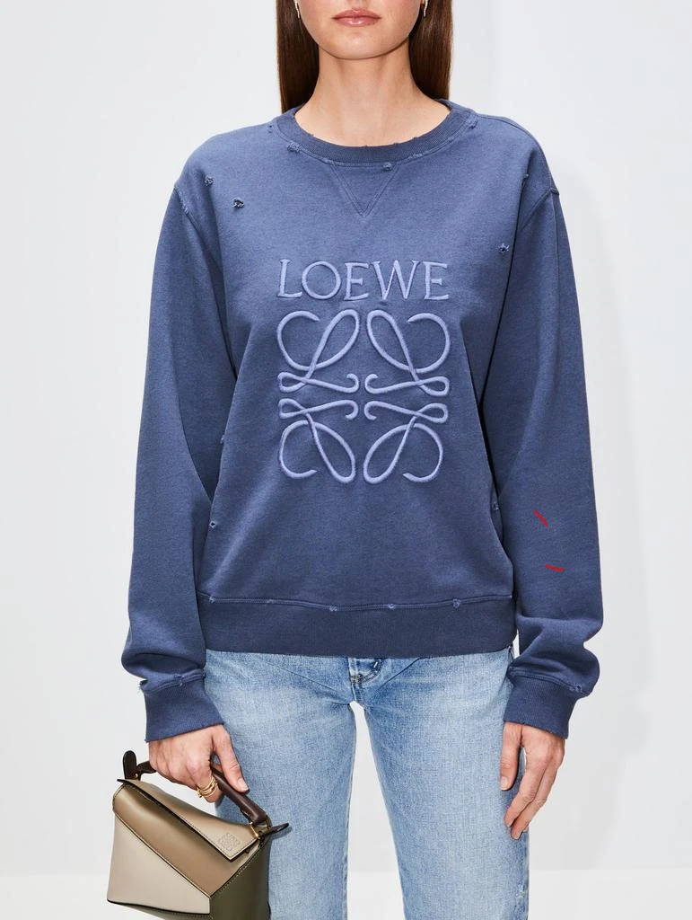 商品Loewe|Distressed Anagram Sweatshirt,价格¥2060,第3张图片详细描述