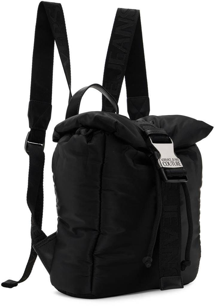 Black Safety Buckle Backpack商品第2张图片规格展示