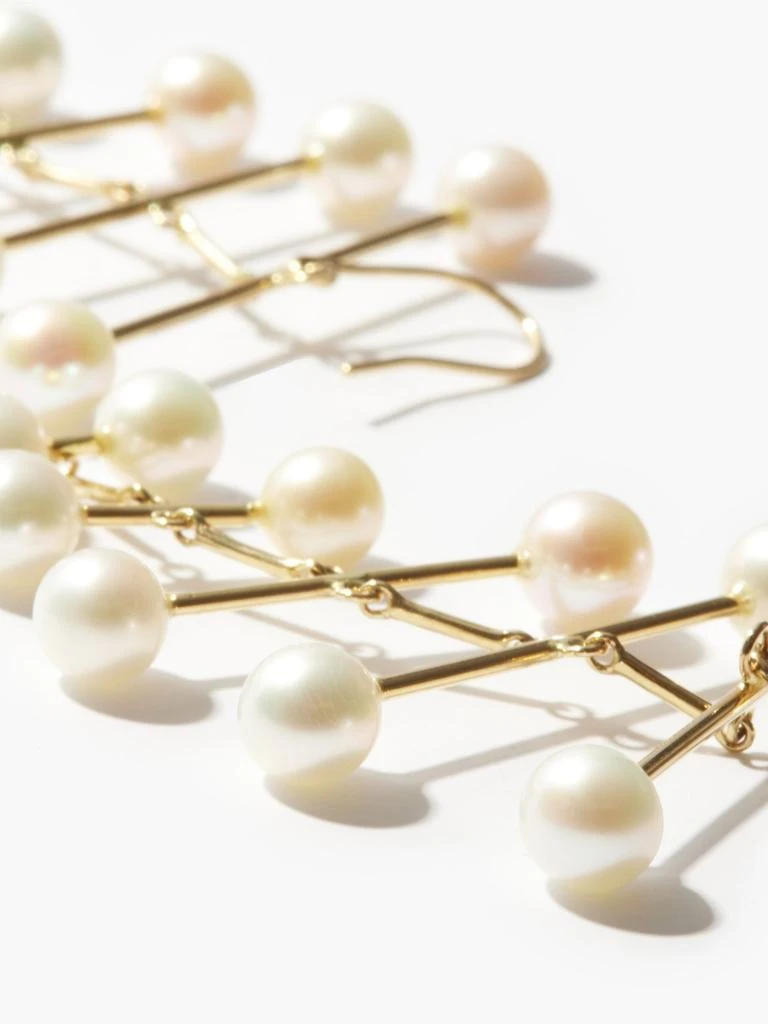 商品MATEO|Pearl Blizzard 14kt gold mobile earrings,价格¥21161,第3张图片详细描述