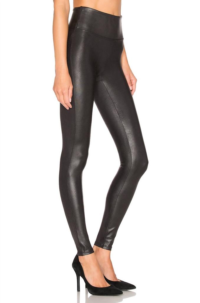 Faux Leather Legging In Black商品第2张图片规格展示