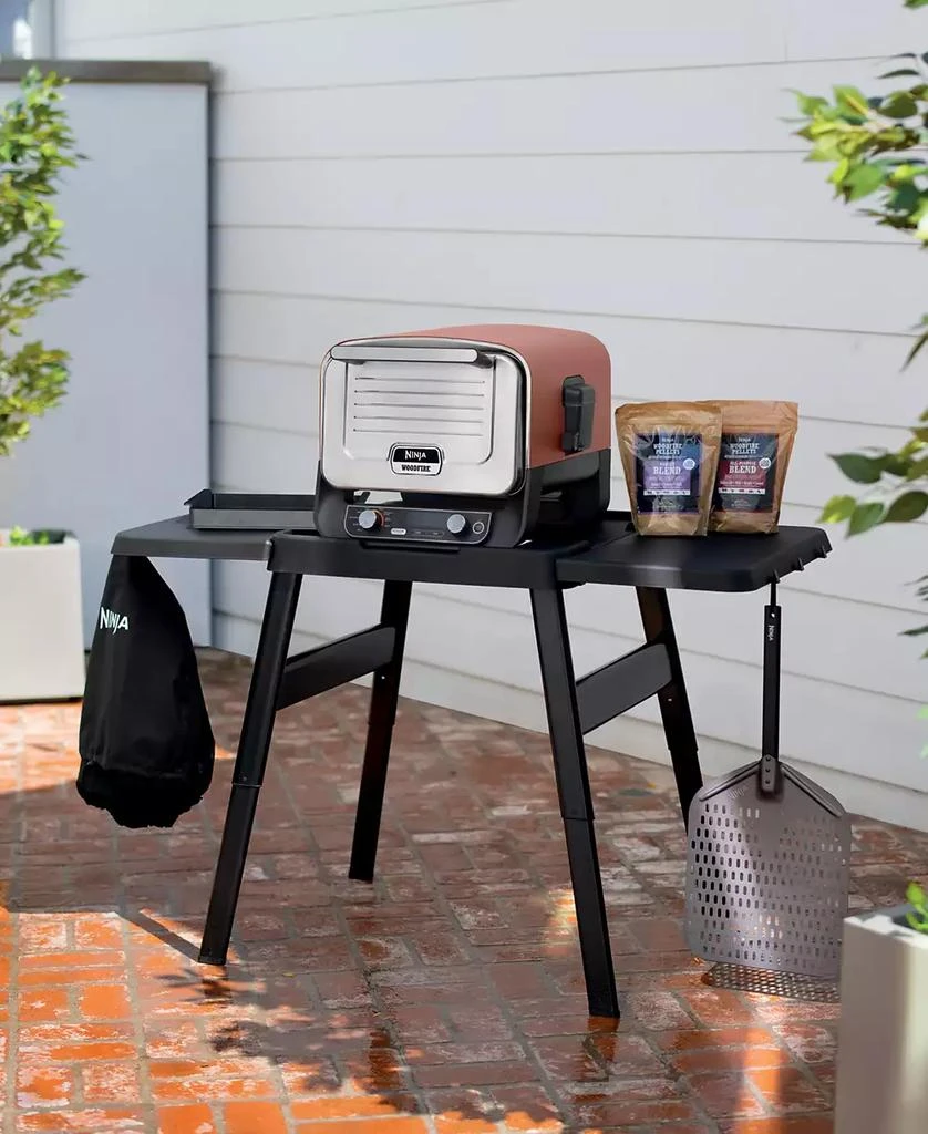 商品Ninja|Wood fire Attachable Side Table with 3 Side Hooks, XSKUSSDTBL,价格¥148,第5张图片详细描述