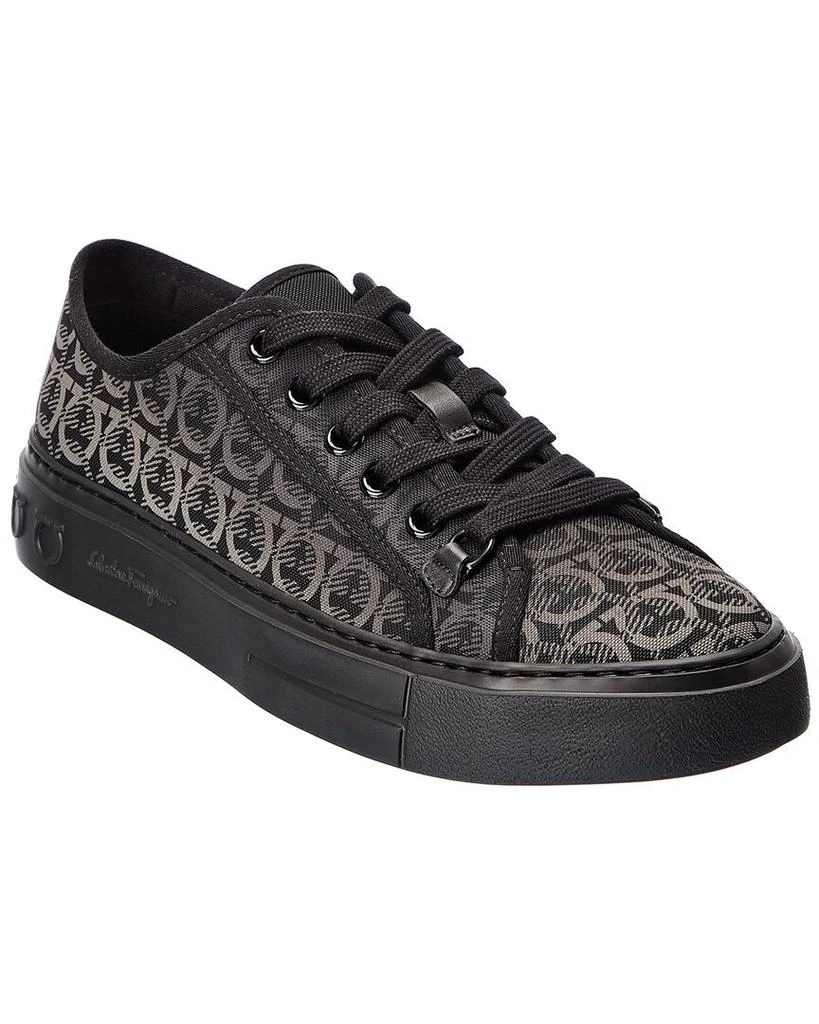 商品Salvatore Ferragamo|Salvatore Ferragamo Anson Gancini Canvas Sneaker,价格¥2952,第1张图片