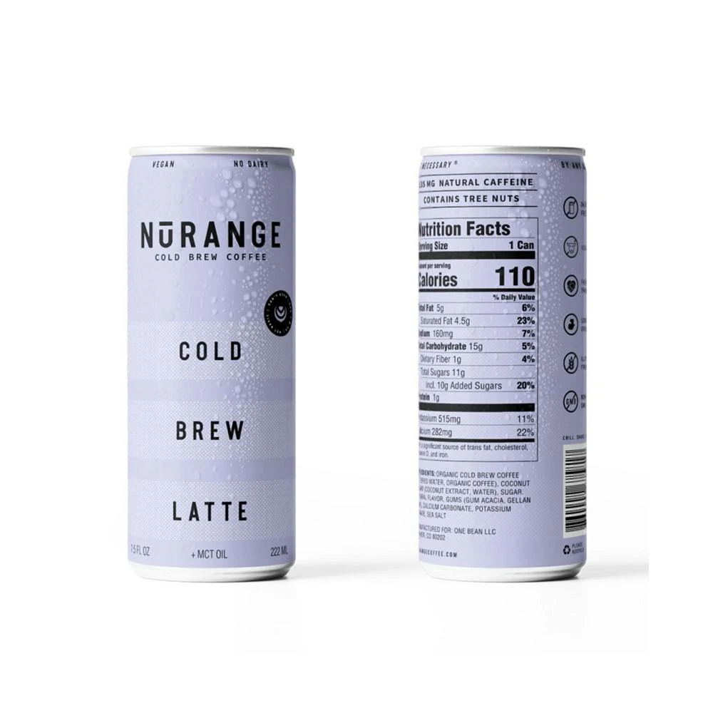 商品NuRange Coffee|Cold Brew Latte, 12 Pack,价格¥359,第3张图片详细描述