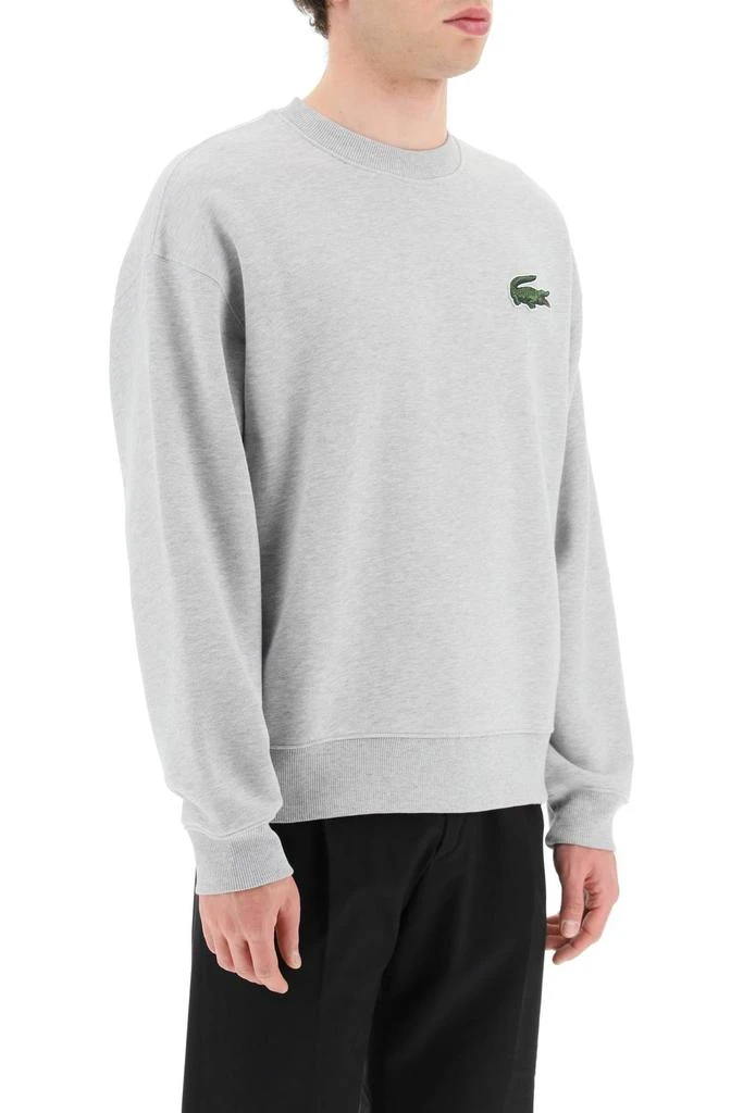 商品Lacoste|Lacoste organic cotton sweatshirt with macro logo,价格¥500,第2张图片详细描述