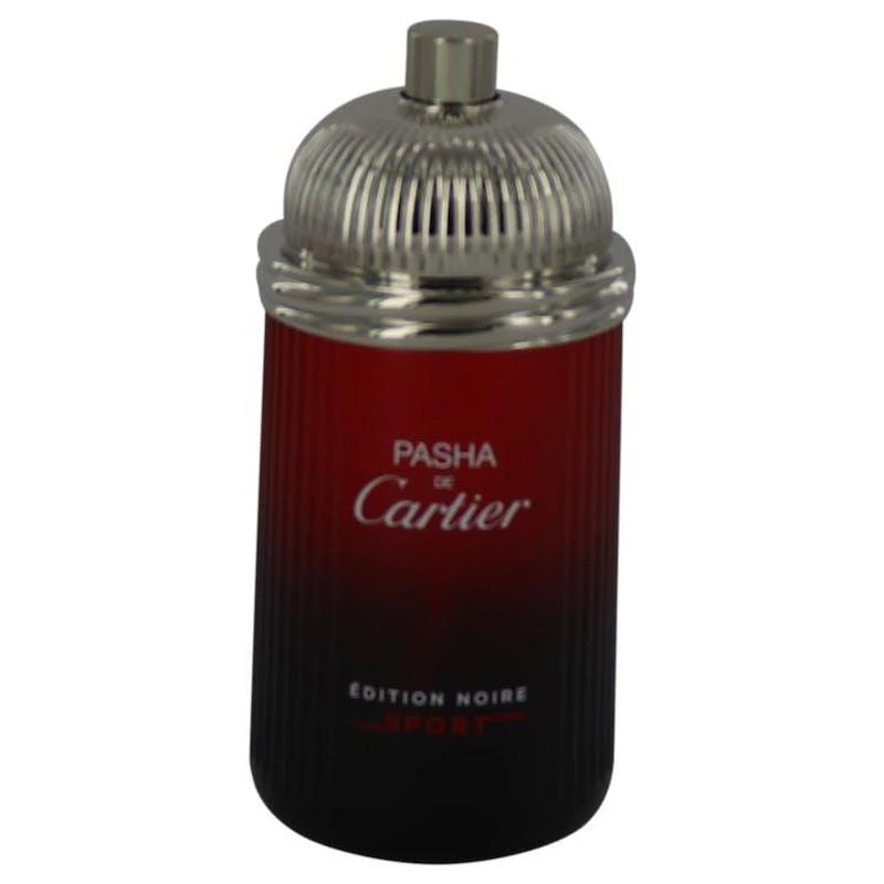 商品Cartier|Pasha De Cartier Noire Sport by Cartier Eau De Toilette Spray (Tester) 3.3 oz 3.3OZ,价格¥1005,第1张图片