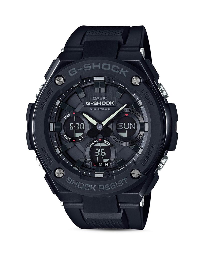 Analog and Digital Combo Solar Strap Watch, 55.2mm腕表商品第1张图片规格展示