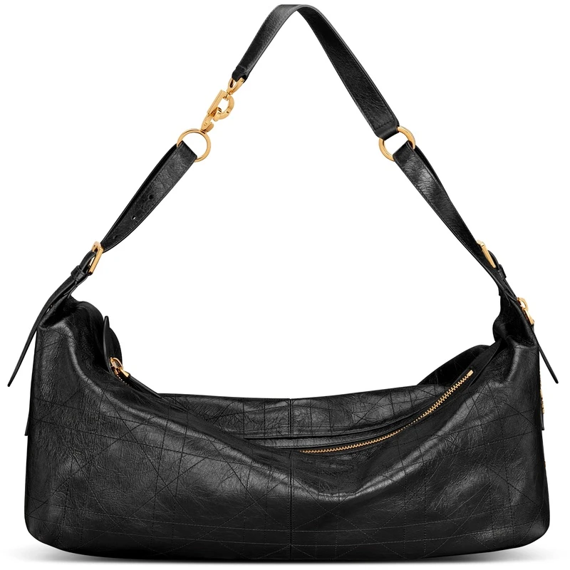 商品Dior|迪奥 D-Journey系列女士黑色小牛皮手提包 M2418UNUO_M900,价格¥36042,第1张图片