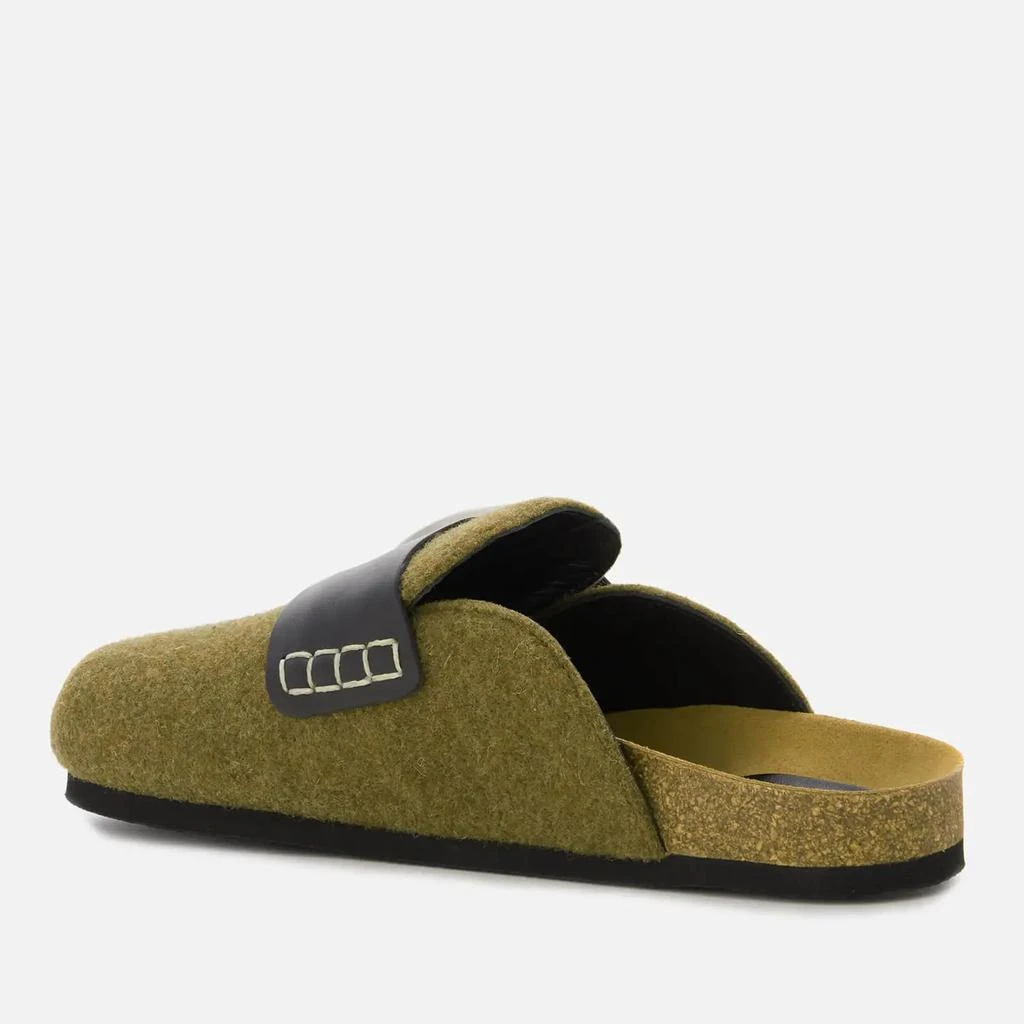 商品JW Anderson|JW Anderson Women's Felt Mules,价格¥928,第2张图片详细描述