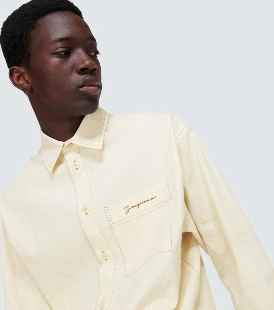 商品Jacquemus|La Chemise Papier棉质衬衫,价格¥2629,第5张图片详细描述