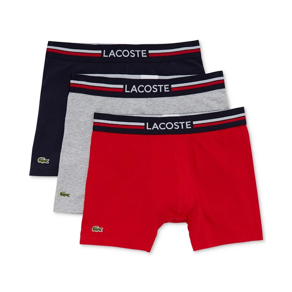 商品Lacoste|Men's Stretch Boxer Brief Set, 3-Piece,价格¥311,第5张图片详细描述