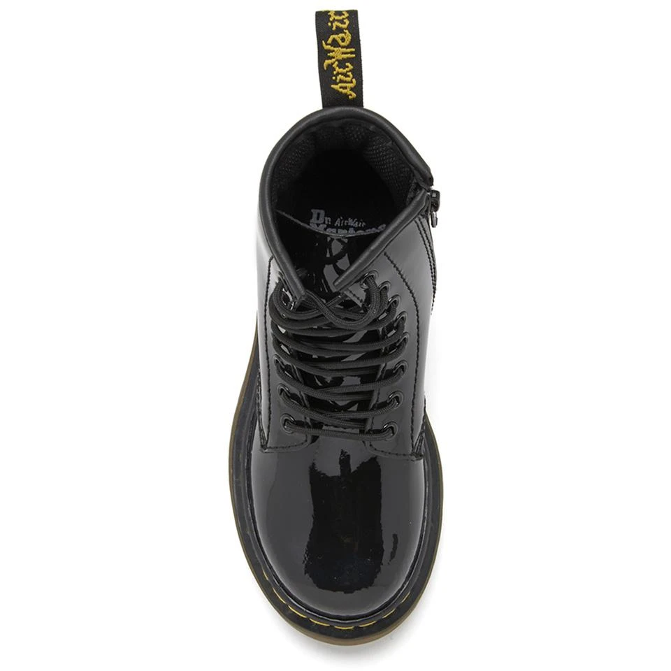 商品Dr. Martens|DR. MARTENS KIDS' 1460 J PATENT LAMPER LACE UP BOOTS - BLACK,价格¥400,第3张图片详细描述