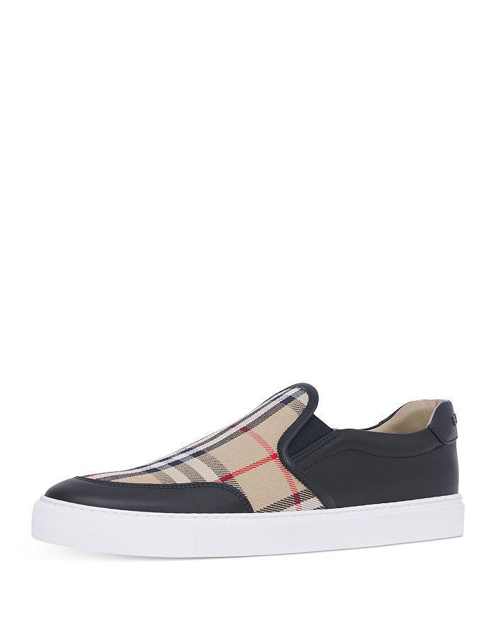 商品Burberry|Women's New Salmond Slip On Sneakers,价格¥4213,第4张图片详细描述