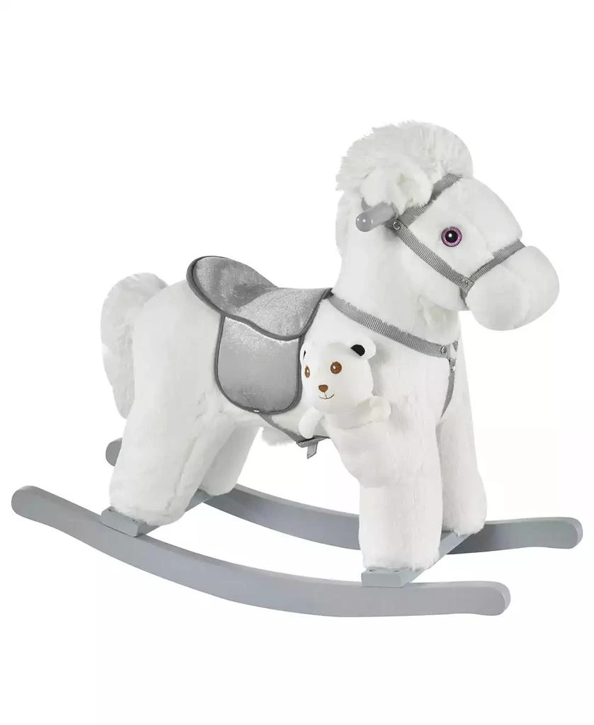 商品Qaba|Children Riding Rocking Horse Toy Fun Realistic Sounds & Storage Bag,价格¥470,第1张图片