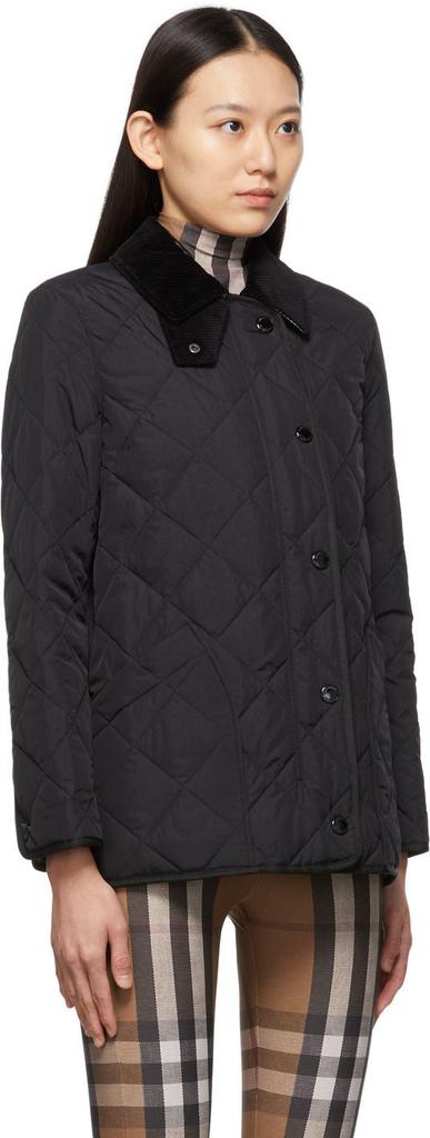 Black Quilted Cotswold Jacket商品第2张图片规格展示