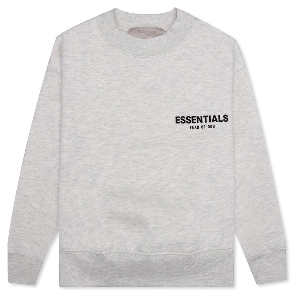 商品Essentials|Fear of God Essentials Kid's Core Crewneck - Light Oatmeal,价格¥418,第2张图片详细描述