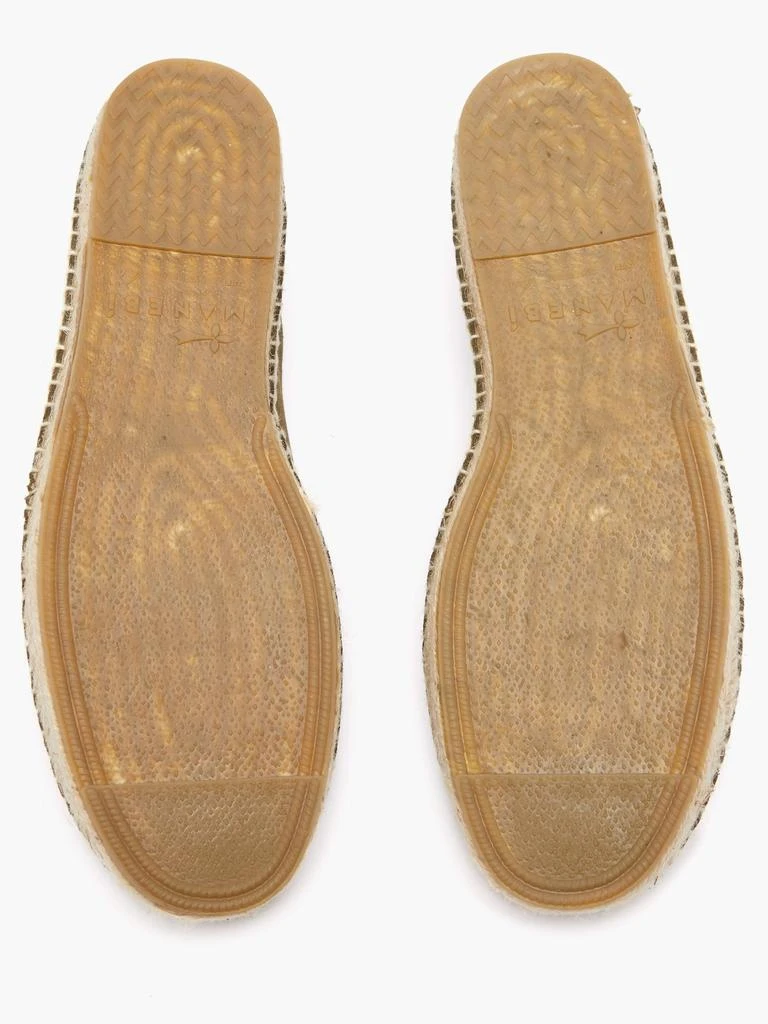 商品MANEBÍ|Hamptons suede espadrilles,价格¥378,第4张图片详细描述