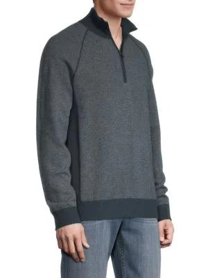 商品Vince|Wool & Cashmere Quarter-Zip Pullover,价格¥791,第3张图片详细描述