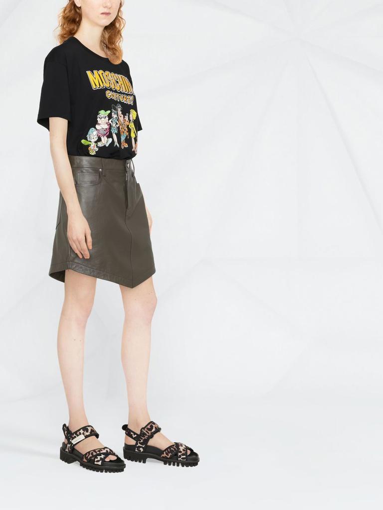 T-shirt with moschino x the flintstones商品第4张图片规格展示