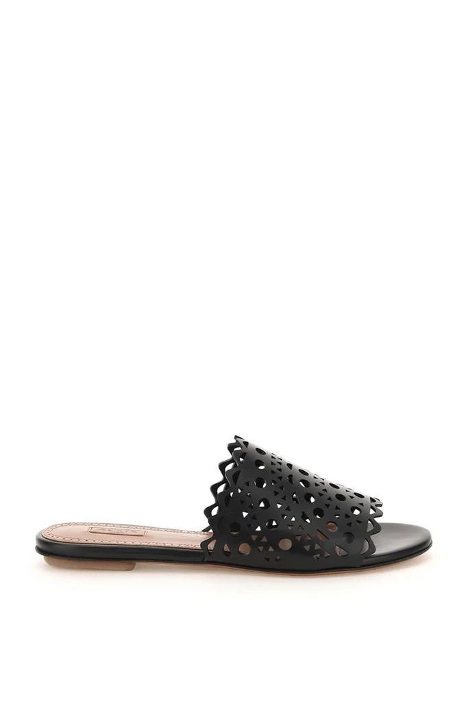 商品Alaïa|Alaia cut-out leather mules,价格¥3397,第1张图片