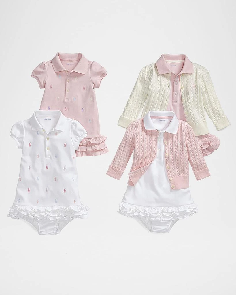 商品Ralph Lauren|Cable Knit Cotton Cardigan, Size 3-12 Months,价格¥386,第4张图片详细描述