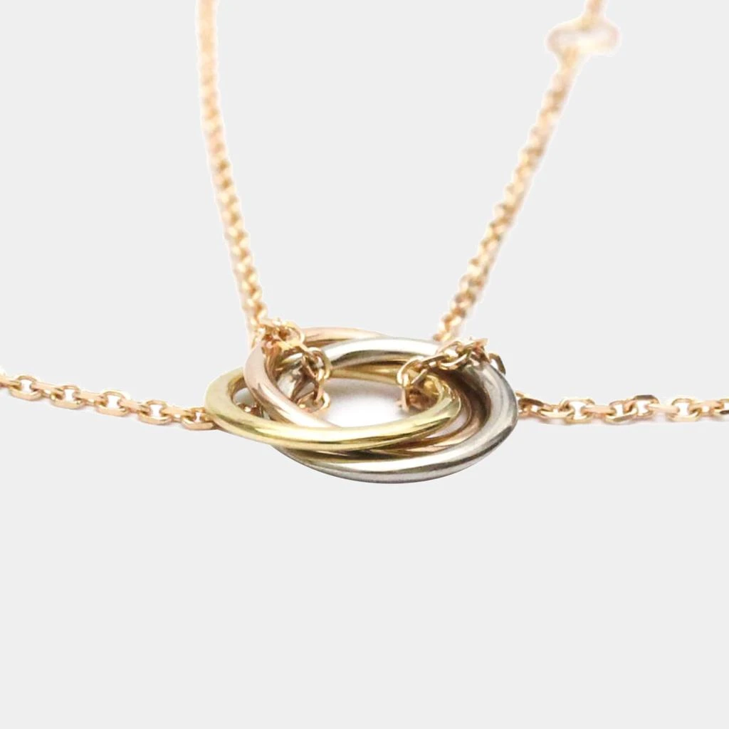 商品[二手商品] Cartier|Cartier Trinity 18K Yellow Rose and White Gold Bracelet 15,价格¥8293,第3张图片详细描述