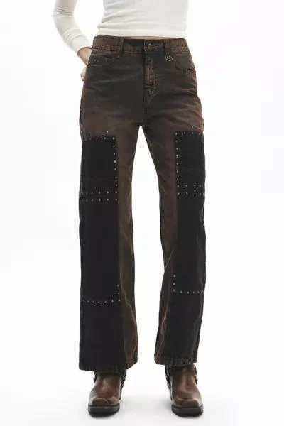 商品BDG|BDG Cade Cowboy Studded Bootcut Pant,价格¥423,第2张图片详细描述