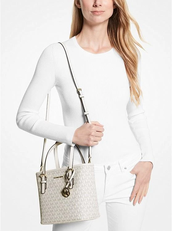 商品Michael Kors|Jet Set Travel Extra-Small Logo Top-Zip Tote Bag,价格¥872,第3张图片详细描述