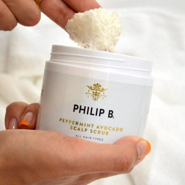 商品Philip B|Philip B Peppermint Avocado Scalp Scrub 236ml,价格¥649,第2张图片详细描述