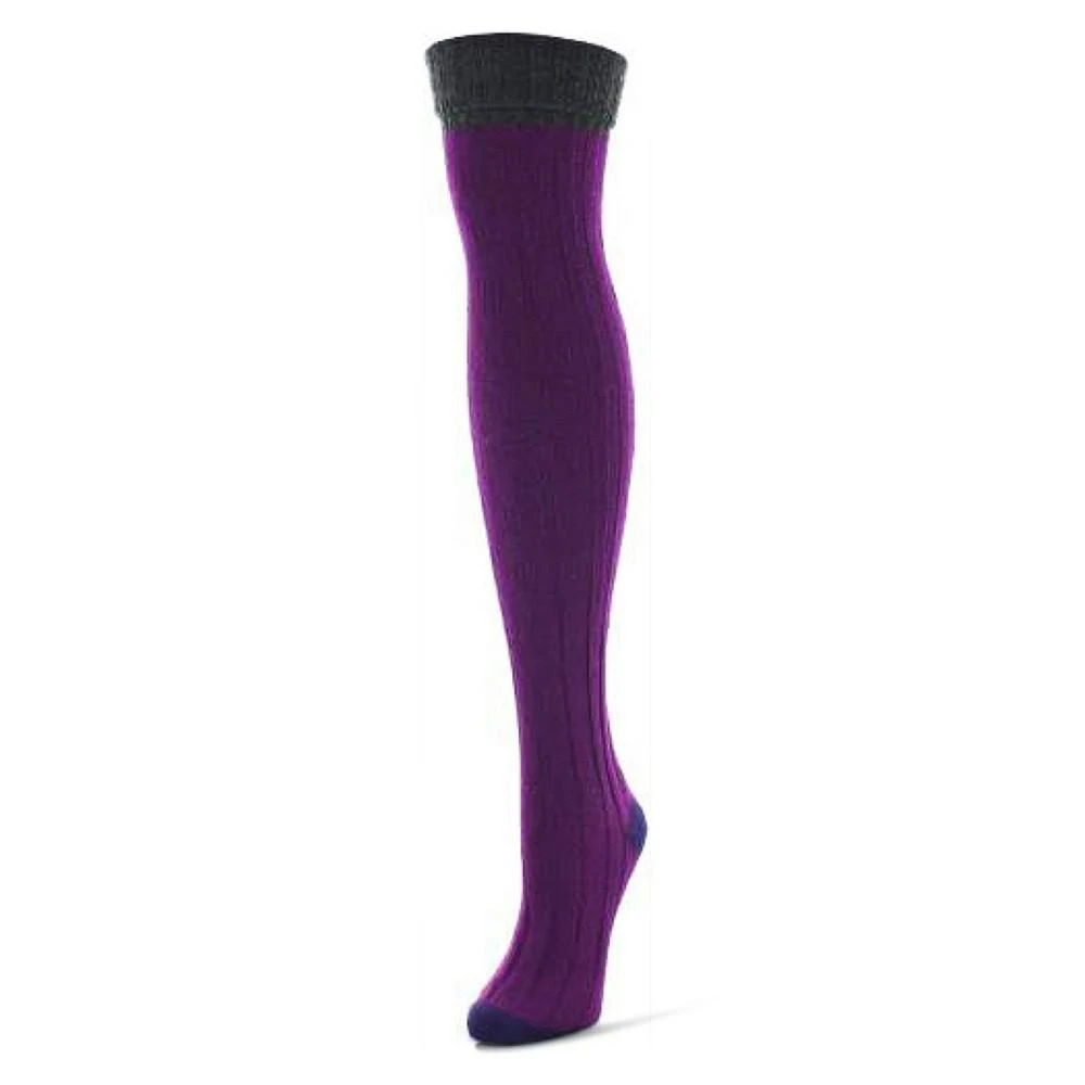 商品Memoi|Women's Mixed Color Over The Knee Socks,价格¥133,第1张图片详细描述