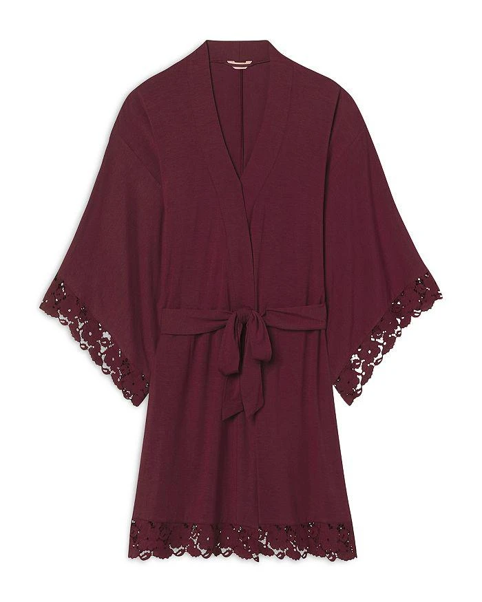 商品Eberjey|Naya Lace Trim Robe,价格¥575,第4张图片详细描述