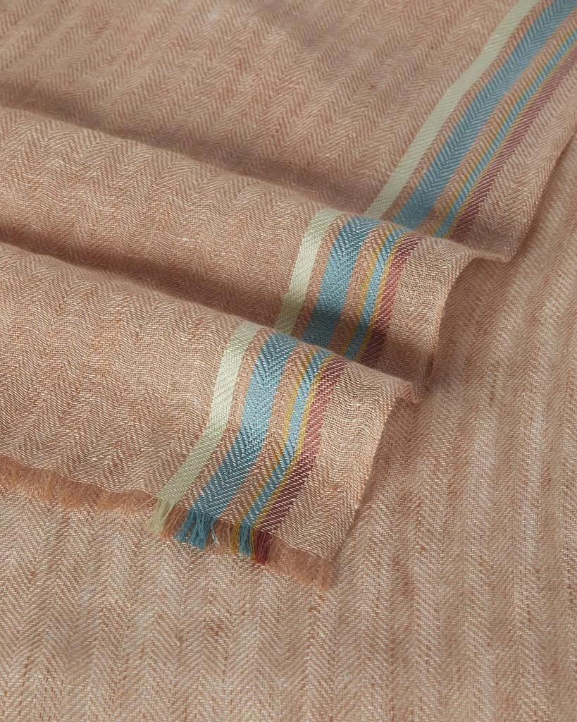 商品Loro Piana|Striped Linen-Silk Stole,价格¥6685,第3张图片详细描述