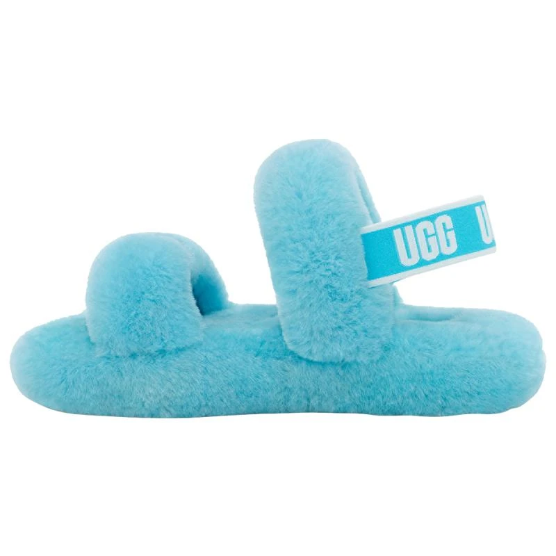 商品UGG|UGG Oh Yeah Slides - Girls' Grade School,价格¥263,第2张图片详细描述