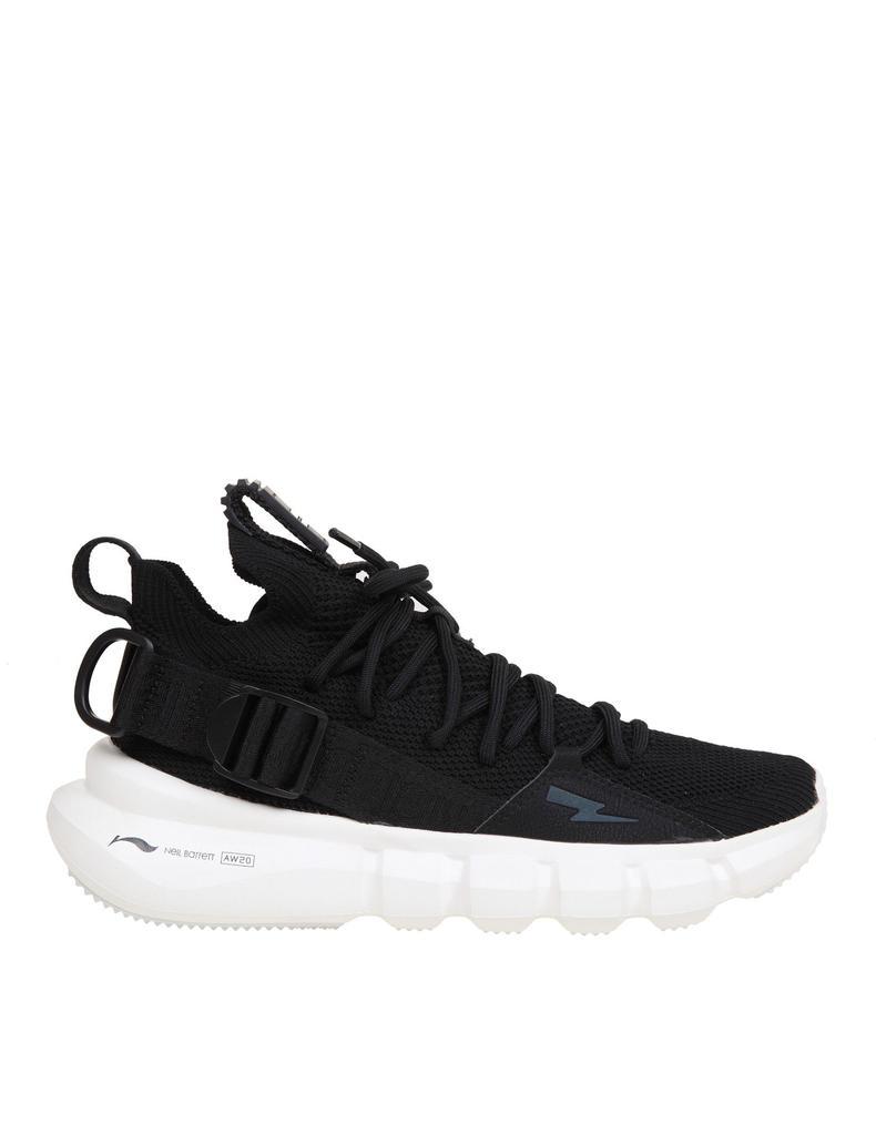 商品Neil Barrett|Neil Barrett Mens Black Polyester Sneakers,价格¥2669,第1张图片