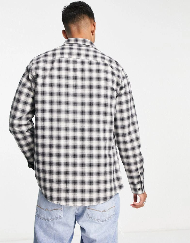商品Calvin Klein|Calvin Klein check shirt in black,价格¥637,第2张图片详细描述