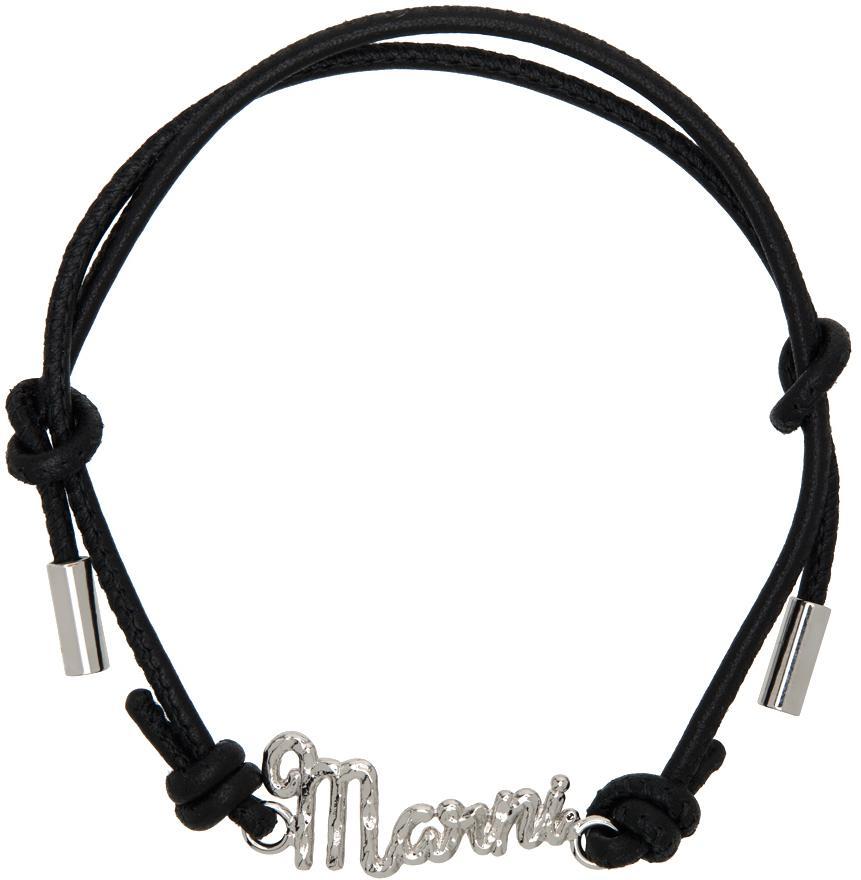 商品Marni|Black Leather Bracelet,价格¥530,第4张图片详细描述
