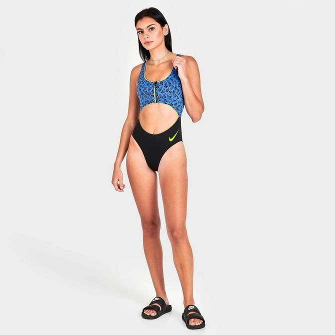 商品NIKE|Women's Nike Party Dots Cutout One-Piece Swimsuit,价格¥113,第2张图片详细描述