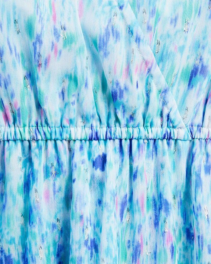 商品AQUA|Girls' Abstract Faux Wrap Dress, Little Kid, Big Kid - Exclusive,价格¥215,第3张图片详细描述