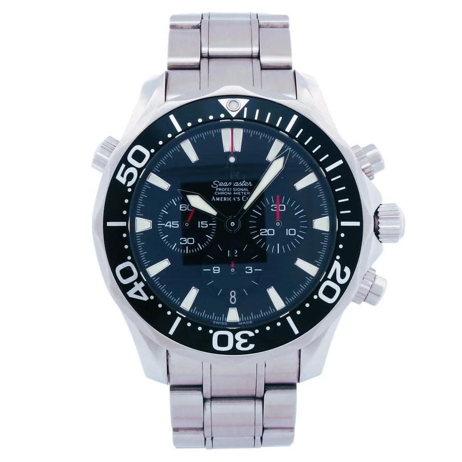 商品[二手商品] Omega|Pre-owned Omega Seamaster Chronograph Automatic Black Dial Men's Watch 2594.5,价格¥33604,第1张图片