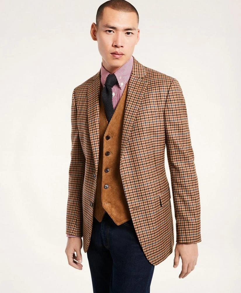 商品Brooks Brothers|Madison Fit Multi-Check Sport Coat,价格¥2036,第1张图片