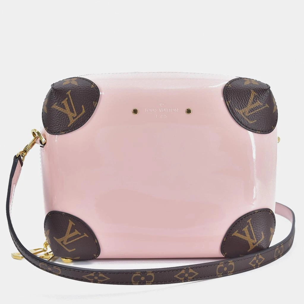 商品[二手商品] Louis Vuitton|Louis Vuitton Pink Animal skin Vernis Leather Venice Crossbody Bag,价格¥9071,第1张图片