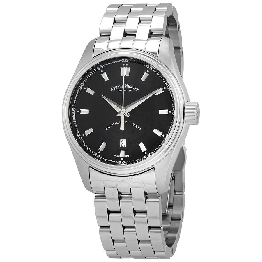 商品Armand Nicolet|MH2 Automatic Black Dial Men's Watch A640A-NR-MA2640A,价格¥5920,第1张图片