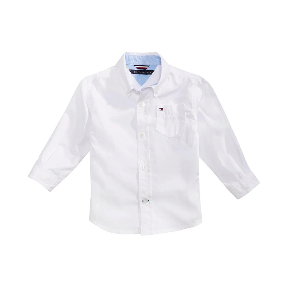 商品Tommy Hilfiger|Baby Boys Classic Button Down Shirt,价格¥155,第1张图片