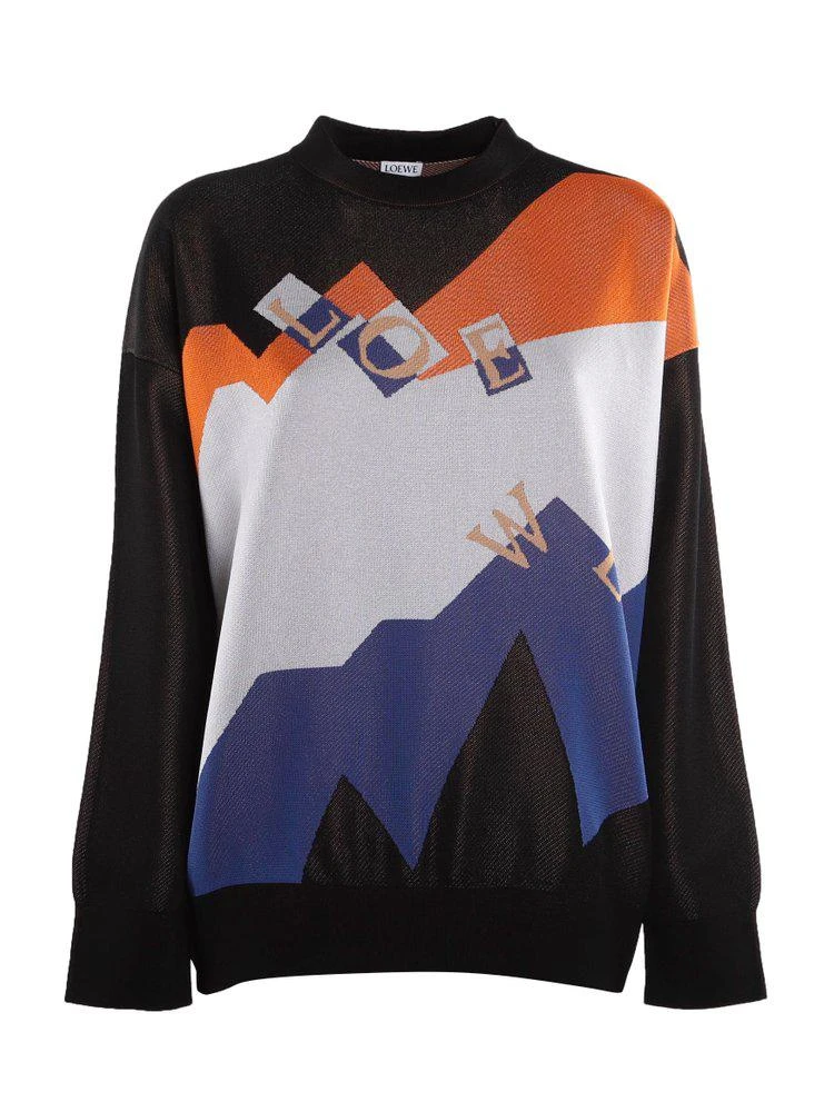 商品Loewe|Loewe Jacquard Crewneck Sweater,价格¥3830,第1张图片