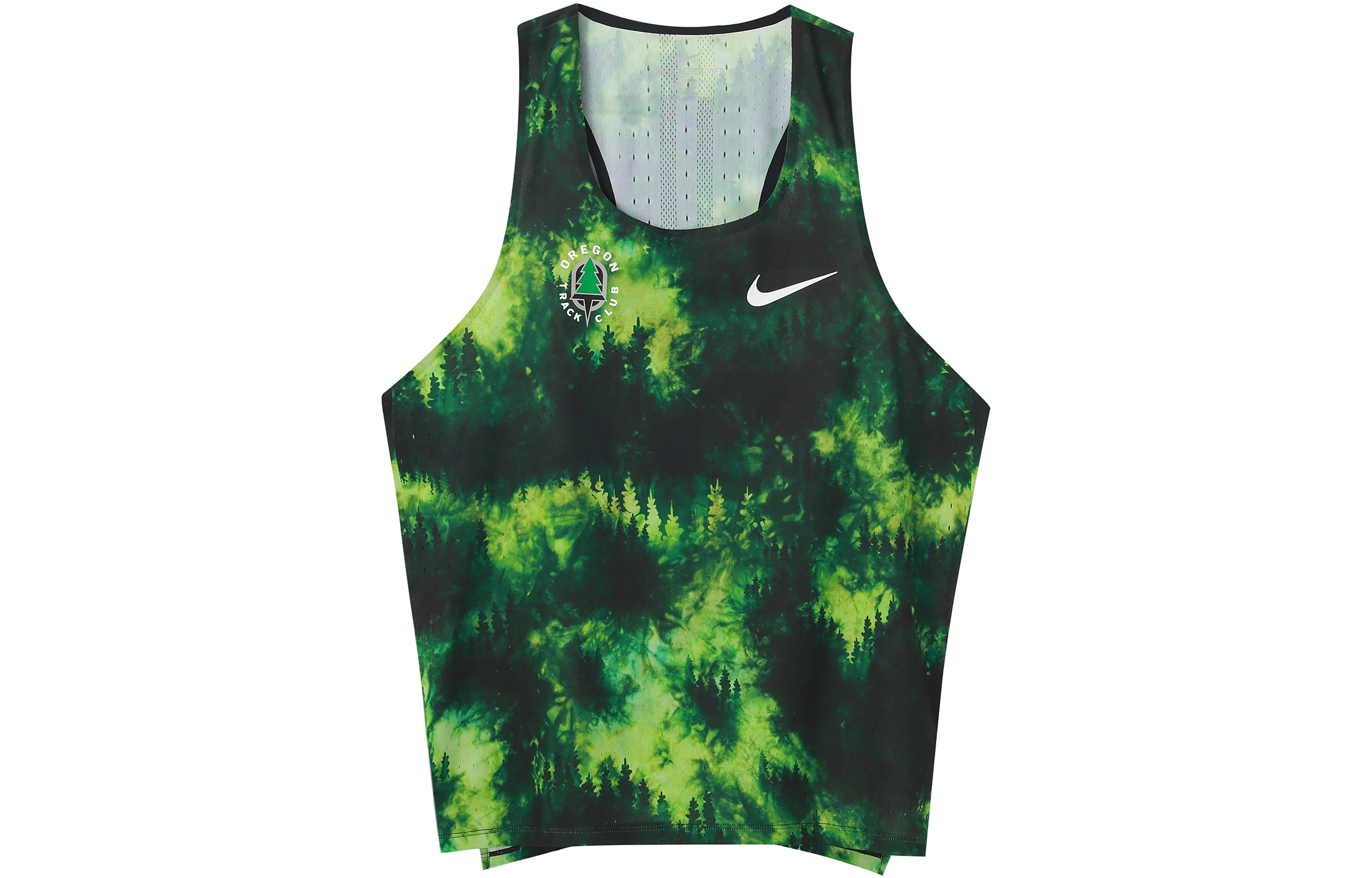 商品[国内直发] NIKE|[预售3天]Logo印花圆领运动跑步无袖吊带背心 男款 绿色,价格¥856,第1张图片