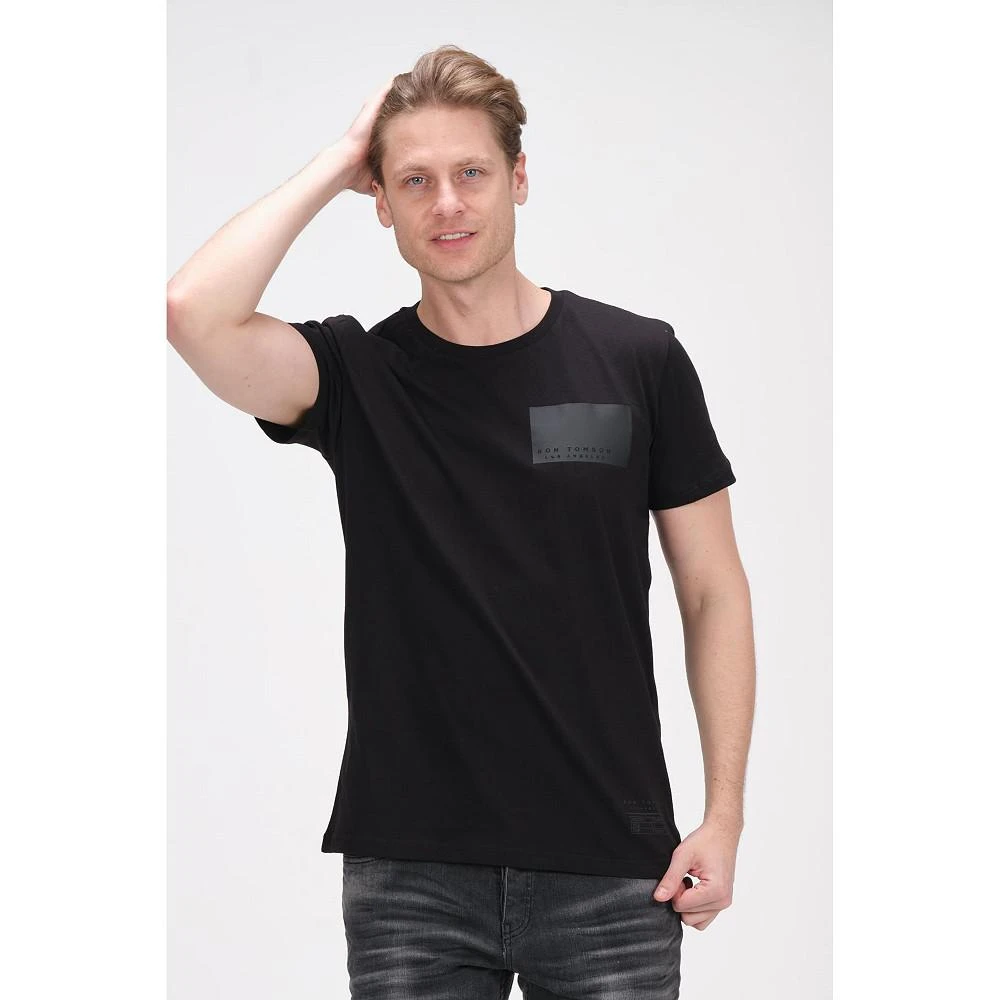 商品RON TOMSON|Men's Modern Fitted Panel T-shirt,价格¥290,第4张图片详细描述