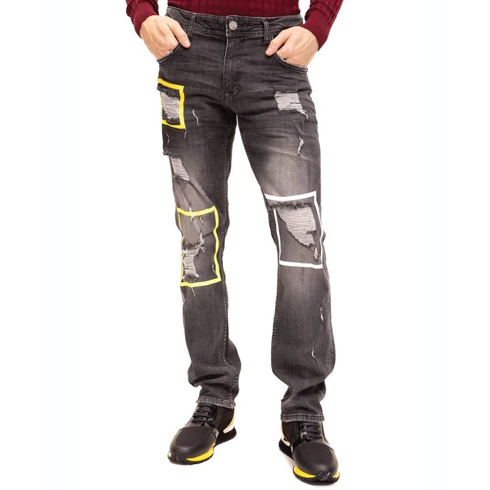 商品RON TOMSON|Men's Modern Paint Box Denim Jeans,价格¥1261,第1张图片
