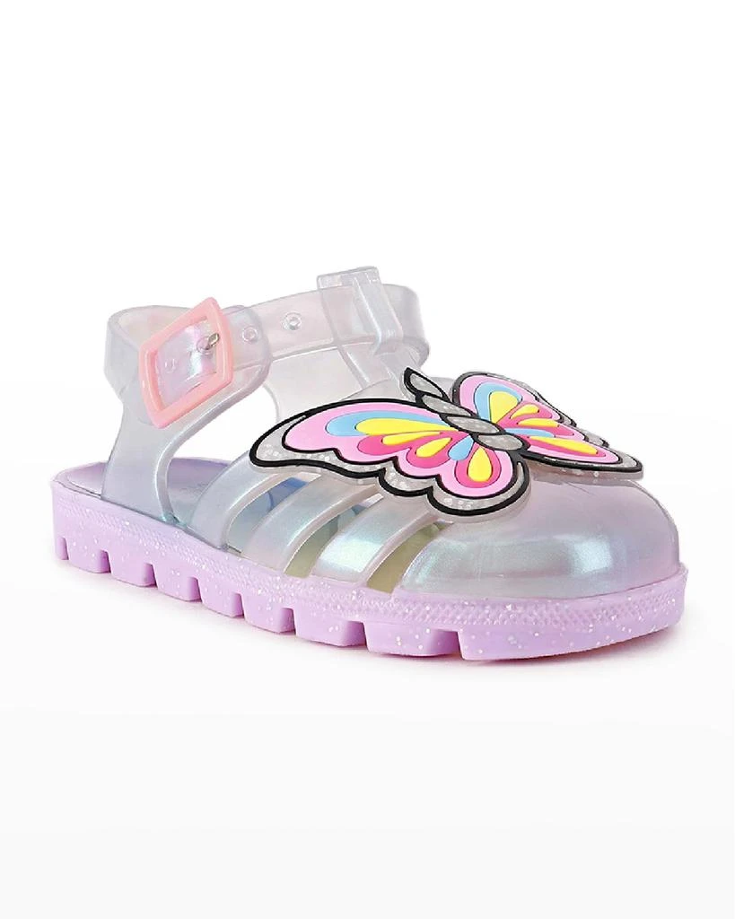 商品Sophia Webster|Girl's Unicorn Horn & Butterfly Wing Jelly Sandals, Baby/Toddlers,价格¥470,第2张图片详细描述