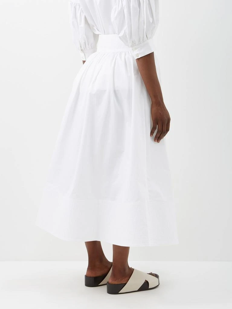 商品CO|High-rise cotton-poplin midi skirt,价格¥2794,第5张图片详细描述